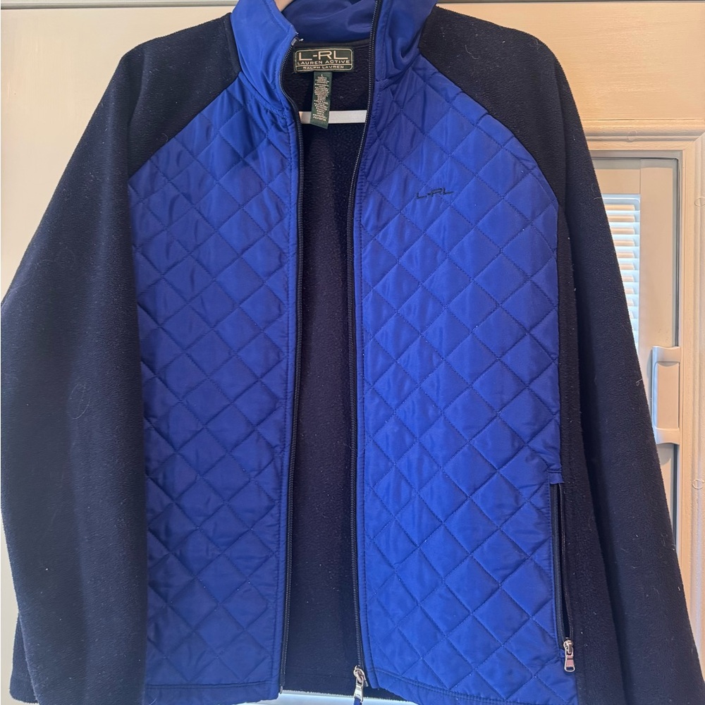 Men's Blue Quilted Jacket